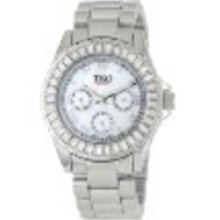 TKO ORLOGI Women's TK520-SL Capri Metal Silver Swarovski Crystal