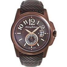 Tommy Bahama Men's Wristwatch Tb1233 (brown, Genuine Leather)