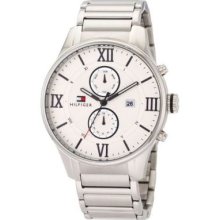 Tommy Hilfiger Men Classic Stainless Steel Multi Watch Case Quartz Movement