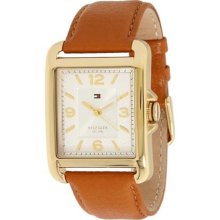 Tommy Hilfiger Tan Leather Ladies Watch