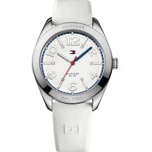 Tommy Hilfiger White Leather Women's Watch 1781255