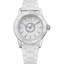 Tommy Hilfiger White Silicon Ladies Watch 1781096