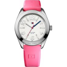 Tommy Hilfiger Women's 1781256 Pink Silicon Stainless Steel Watch