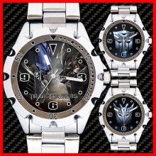 Transformers Stainless Steel Rotating Bezel Wrist Watch