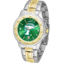 Tulane Green Wave Competitor AnoChrome Two Tone Watch