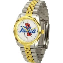 Tulsa Golden Hurricane NCAA Mens Steel Executive Watch ...