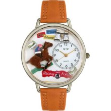 U-0810017 Horse Racing Watch in Silver