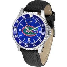 University of Florida Gators Men's Leather Wristwatch