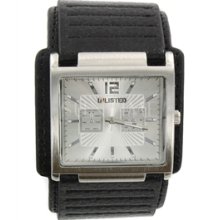 Unlisted by Kenneth Cole UL1134 Black Leather Cuff Men's Watch