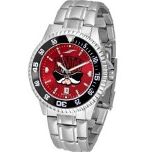 UNLV Running Rebels Men's Stainless Steel Dress Watch