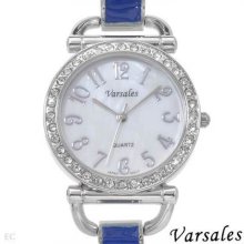 Varsales V4805-1 Ladies Watch Silver/silver/blue