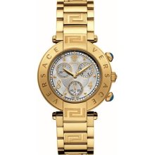 Versace Women's 68C70D498 S070 Reve Gold Plated Mother-Of-Pearl C ...