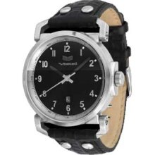 Vestal Observer Watch - Black / Silver / Black