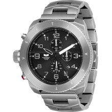 Vestal Restrictor Watch Brushed Silver/Silver/Black