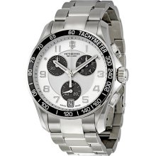 Victorinox Chrono Classic Men's Stainless Steel Case Chronograph Watch 241495