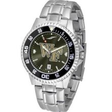 Wake Forest University Men's Stainless Steel Dress Watch