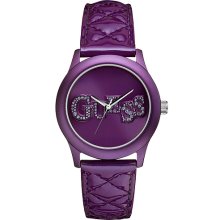 Watch Guess Quilty W70040l3 WomenÂ´s Purple