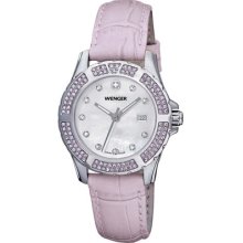 Wenger Swiss 70311 Sport Elegance Women's Lavender Leather Watch