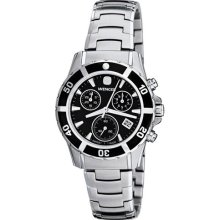 Wenger Women's Sport Elegance Chrono Black Dial Bracelet Watch