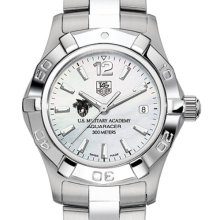 West Point TAG Heuer Watch - Women's Steel Aquaracer w/ MOP