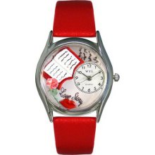 Whimsical watches love story silver watch - One Size