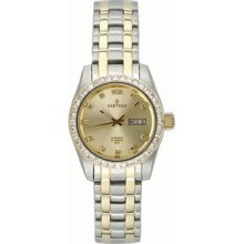 Women Sartego STGD85 Two Tone Stainless Steel Automatic Champagne