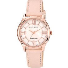 Women's Blush Leather Strap Watch