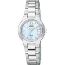 Womens Citizen Eco-Drive Silhouette Sport Watch in Stainless Stee ...