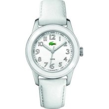 Women's Lacoste Advantage White Watch 2000453 ...