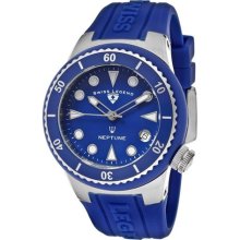 Women's Neptune (40 mm) Blue Dial Blue Silicone ...