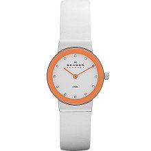 Women's Orange Bezel Watch