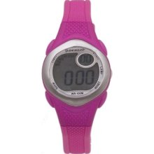 Women's Shine Digital Dial Pink Rubber ...