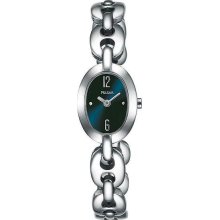 Women's Stainless Steel Dress Blue Dial