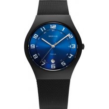 11937-227 Bering Time Mens Blue Black Watch