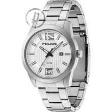 13406JS-04M Police Mens Trophy Silver Tone Watch