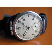 1937 Vintage Omega Factory Watch Swiss Original Clock Metal Dial 15 Jewels