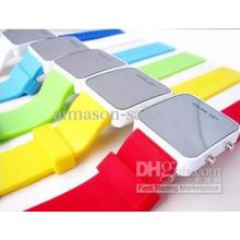 200pcs Christmas Gift Fashion Digital Led Watch Mirror Iron Watch Le