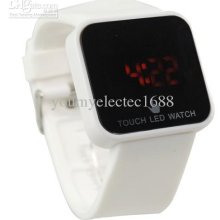 2012 Sports Jelly Silicone Rubber Led Touch Screen Digital Watch For