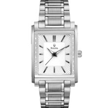 96e113 Bulova Mens Watch Diamonds