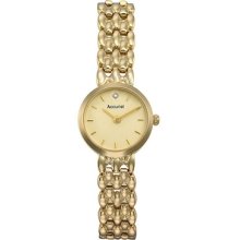 9ct Gold Watch Sale 50% Off Ladies Accurist Diamond Gd2814 Rrp Â£1200 Now Â£599