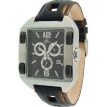 Adee Kaye Men's AK6268-M-BLK Swiss ISA Chronograph