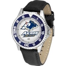 Akron Zips UA Mens Leather Wrist Watch