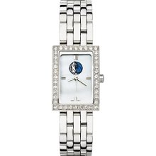 Alluring Ladies Dallas Mavericks Watch with Logo in Stainless Steel