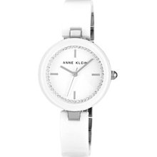 Anne Klein Women's Ceramic Bangle White Watch Women's