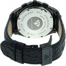 Aqua Master Mens Explorer Black-White Diamonds