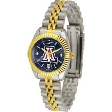 Arizona Wildcats Ladies Gold Dress Watch