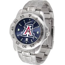 Arizona Wildcats Sport Steel Band AnoChrome-Men's Watch