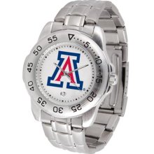 Arizona Wildcats UA Mens Sports Steel Watch