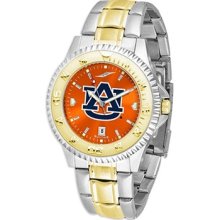 Auburn Tigers Competitor Orange AnoChrome Two-Tone Steel Watch