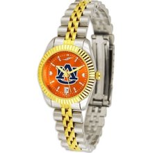 Auburn Tigers Executive Orange AnoChrome Two-Tone Steel Ladies Watch